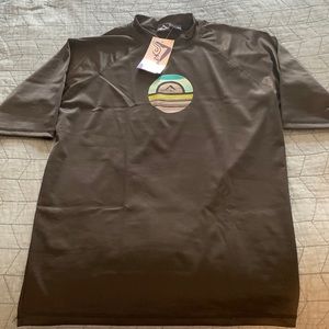 Men swim shirt rash guard